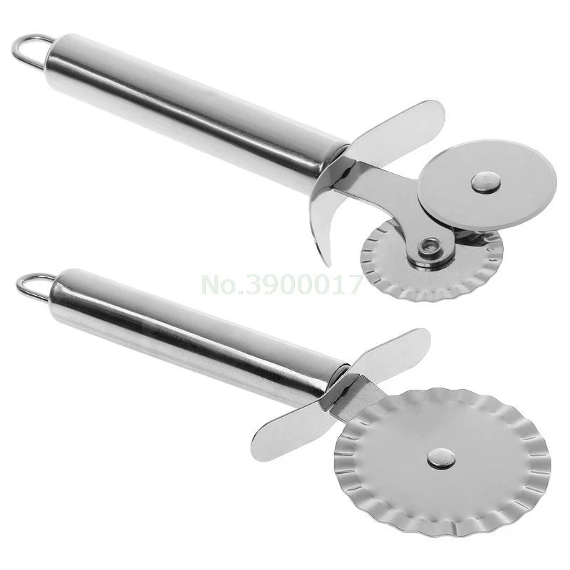 

Round Pizza Cutter Stainless Steel Pizza Knife Cutter Pastry Pasta Dough kitchen Baking Tools