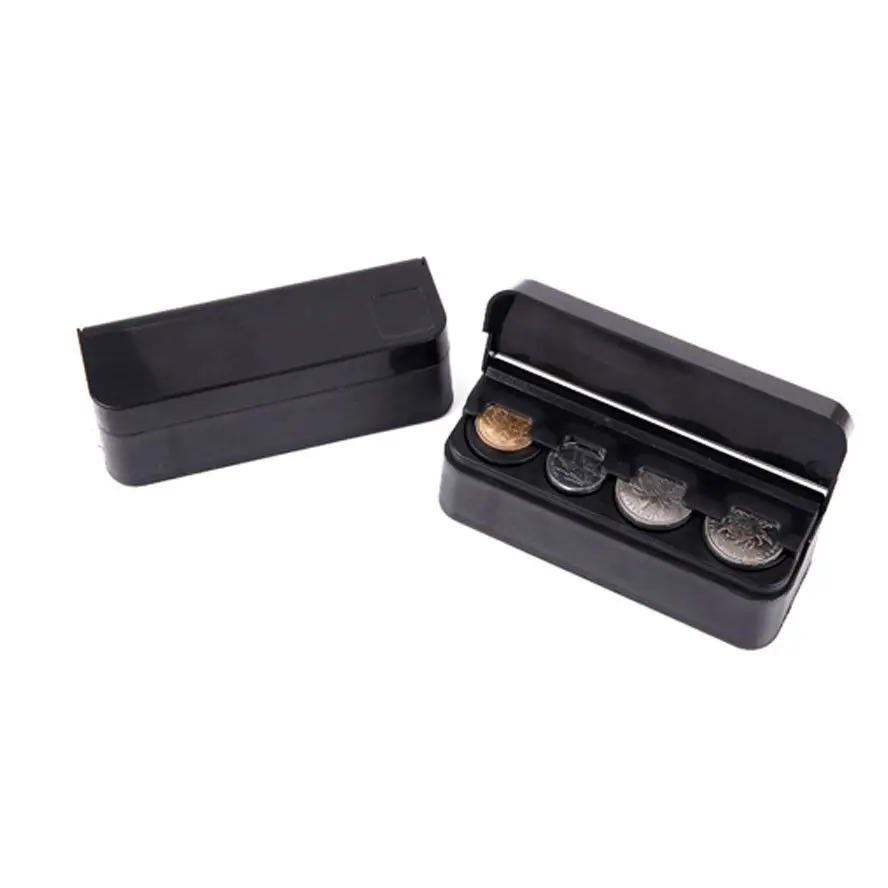 1x Coin Case Loose Change Storage Box Wallet Money Piggy Bank Organizer