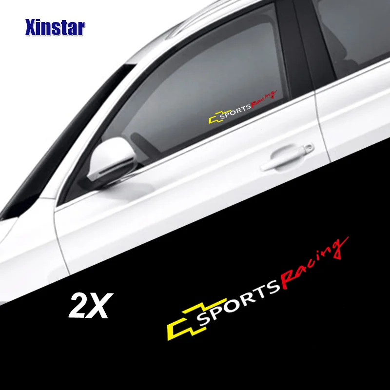 Наклейки на автомобильные окна для Chevrolet Cruze Captiva Lacetti Aveo Orlando Epica Camaro 2 шт.|sticker for