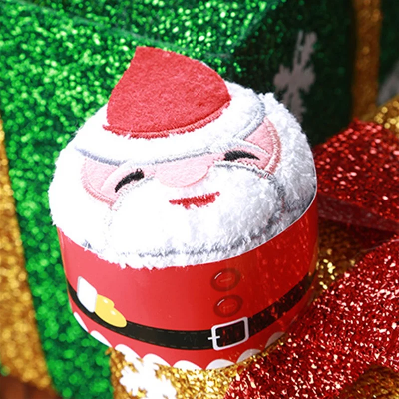 Рождественское креативное Подарочное полотенце с изображением пирожных, Рождественская мочалка, милое полотенце, подарки, плюшевые игрушки, детские развивающие подарки, праздничные украшения