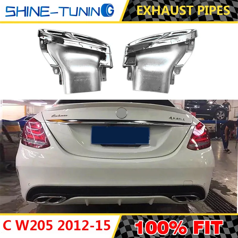 Выхлопной трубы подходит для E купе W212 C43 C Class W205 C200/C250/C300/C450 GLC43 C207 GLC450 X253 W253 GLE450 GLE43-17
