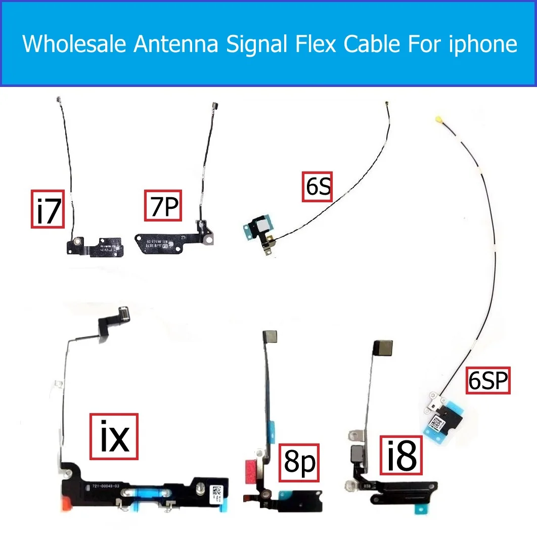 Wholesale 5pcs wifi Antenna signal flex cable For iPhone