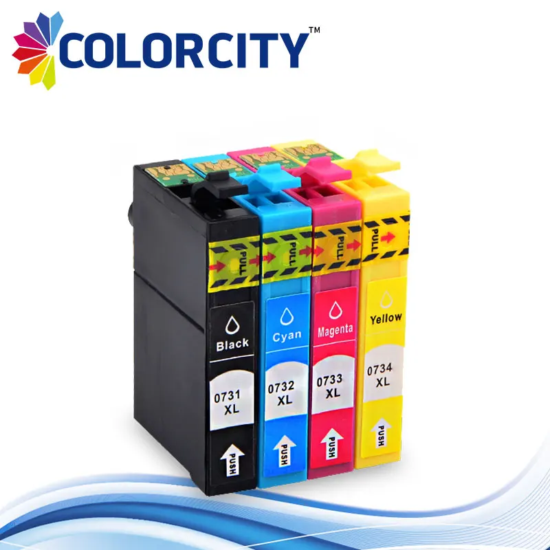 Aliexpress.com : Buy 1set T0731 T0734 ink cartridge for Epson Stylus ...