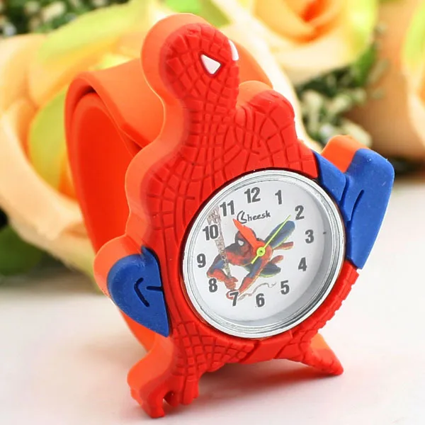 Wholesale 2022 Children's Clock Student Children Boy Spider Man Watches Kids Silicone Cartoon Watch Relogio Masculino Kids Watch