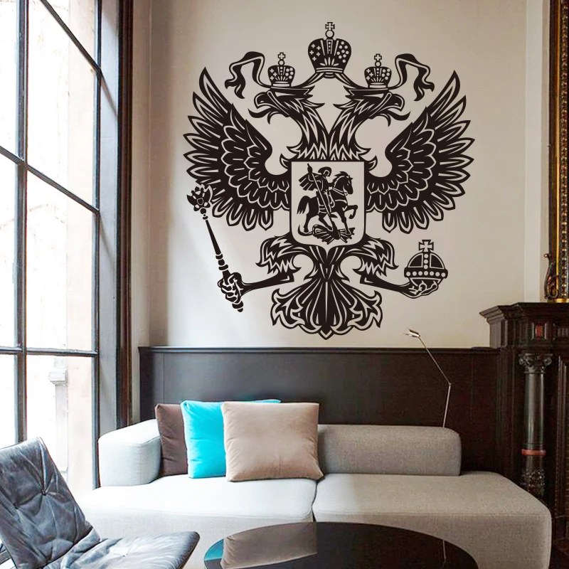 art design home decoration vinyl russian energy eagle wall sticker removable house decor country animal beautiful decals - House Decorations art design home decoration vinyl russian energy eagle wall sticker removable house decor country animal beautiful decals - House Decorations