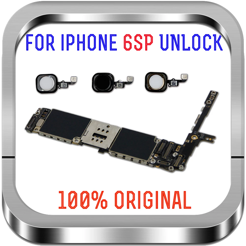 

Good working 16gb / 64gb / 128gb Mainboard for iPhone 6S Plus Motherboard Unlocked With Chips IOS Logic Boards