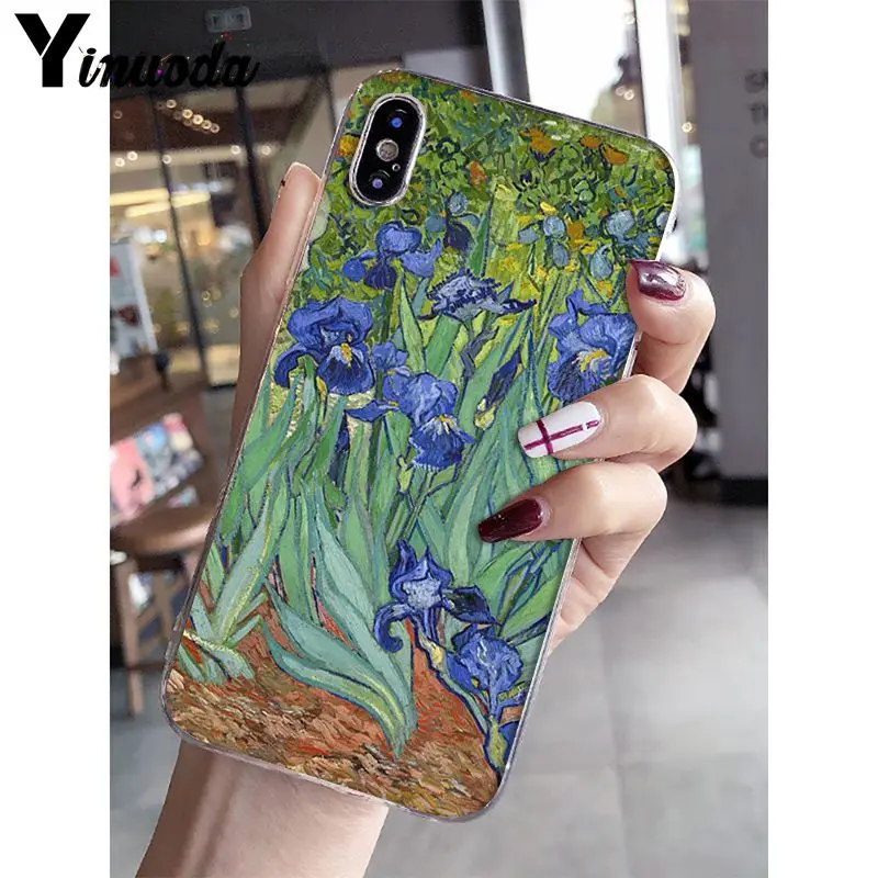 Yinuoda Ван Гог Картина маслом Мон картина маслом мягкий чехол для телефона iPhone X XS MAX 6 6s 7 7plus 8 8Plus 5 5S SE XR 10 - Цвет: A10