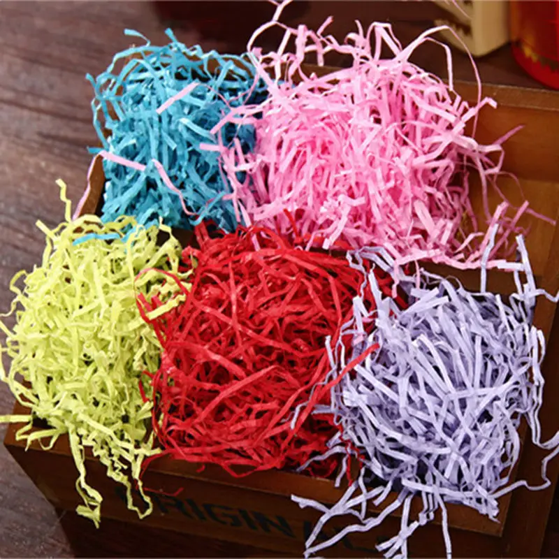 20g/pack Paper Grass Gift Box Packing Filler Wedding Festival Party