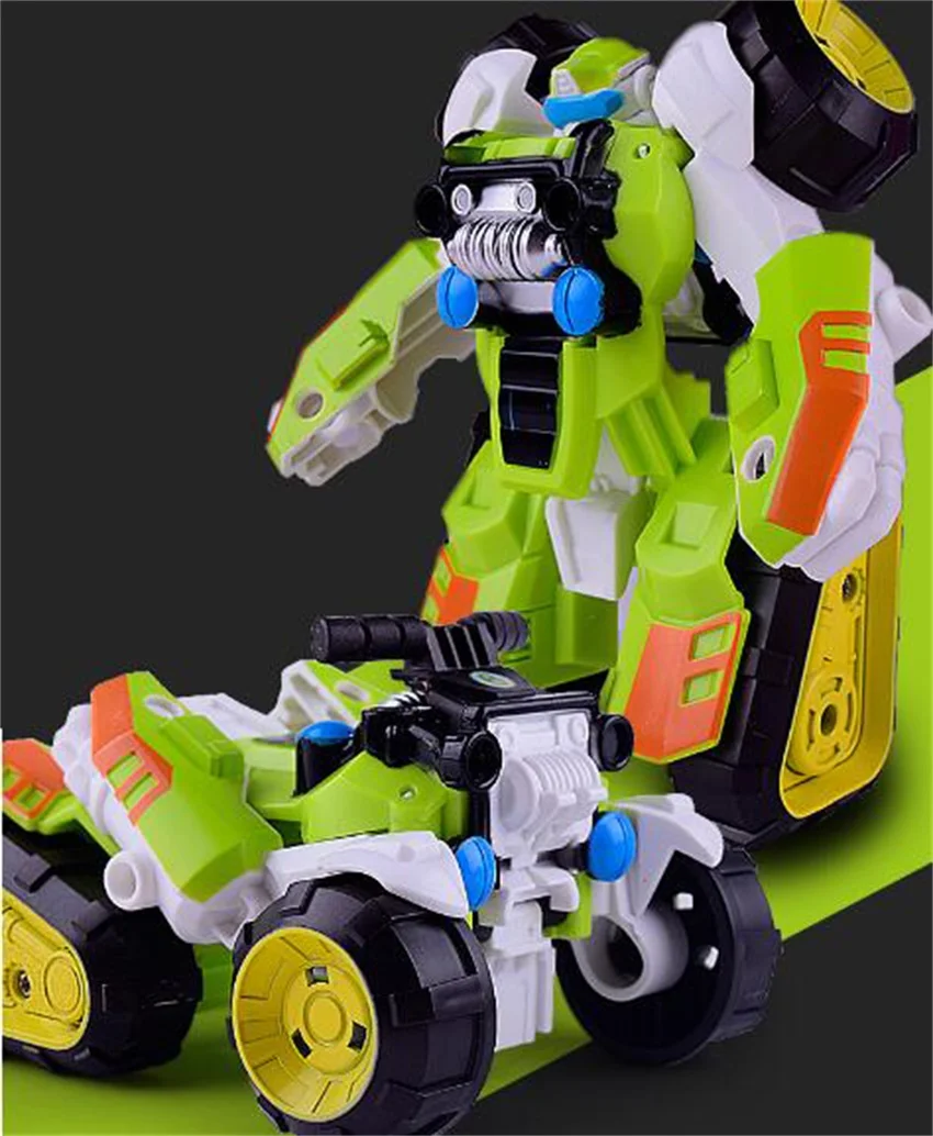 Action Figures Children's Creative Deformable Robots Cartoon Deformation Car Model Transformation Toys