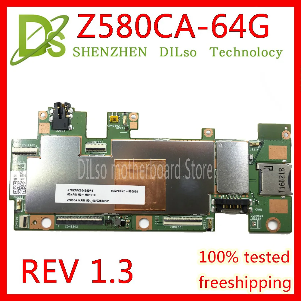 KEFU Z580CA Материнская плата ASUS Z580C Z580 ноутбука 64G rev1.3 тесты работы 100% оригинальная