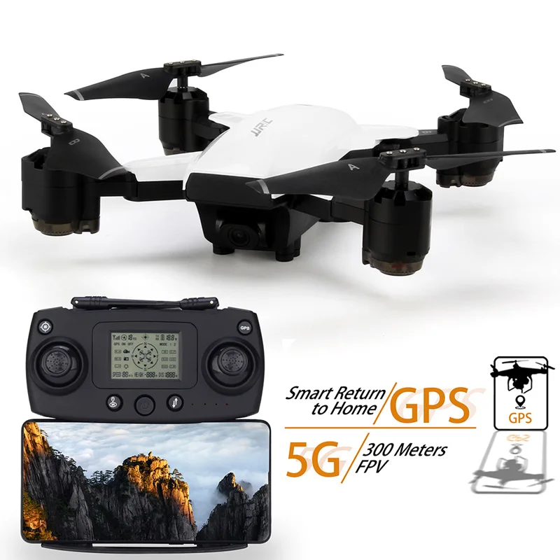 JJRC H78G GPS Дрон с камерой Широкий угол 5G WiFi FPV RC вертолет складной Квадрокоптер