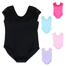 5 цветов; спортивный костюм с короткими рукавами для девочек; платье для занятий гимнастикой; платье для танцев детские трико; Одежда для танцев; SZ От 3 до 12 лет;