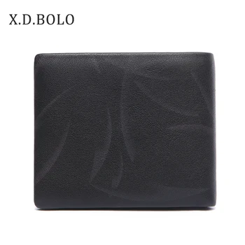 

X.D.BOLO leather wallet men top quality men wallets leather purse with card holder male wallet purse genuine leather