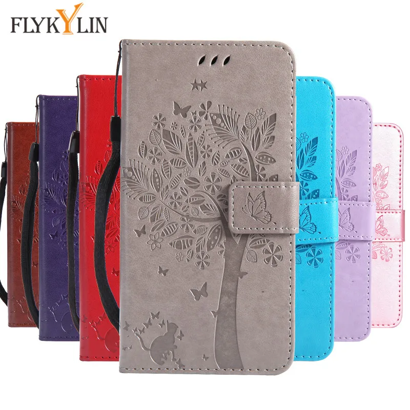 FLYKYLIN 3D Wallet Flip PU Leather For Fundas LG V30 Case