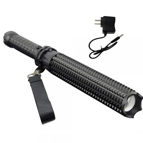 

TEEKLAND Q5 800LM LED 3 Modes Tactical Flashlight Self-defense w/ AC Charger