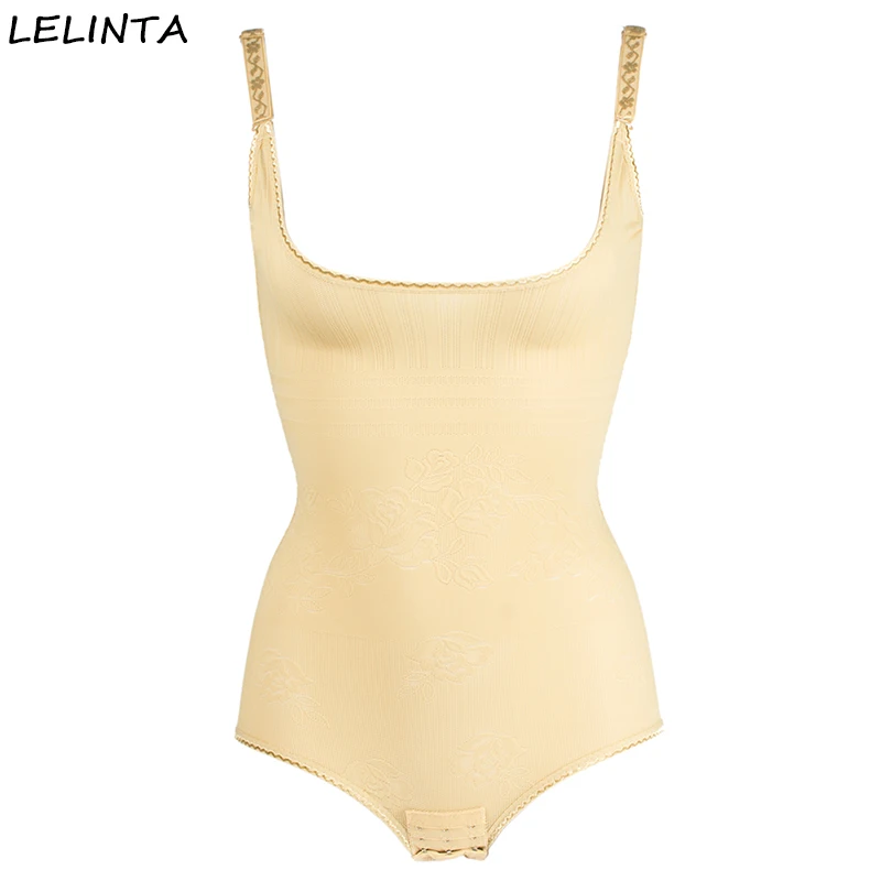 LELINTA корсет для похудения полный боди облегающие трусы пояс бесшовный контроль талии открытый бюст формирователь тела с ремнем Корректирующее белье