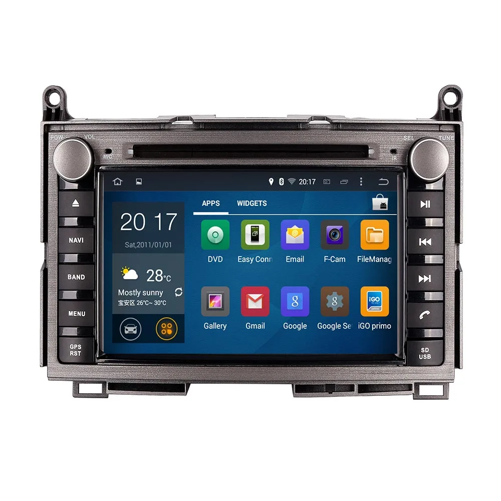 

2DIN Octa core 4+32G Android 9.0 RAM 4G Fit TOYOTA Venza 2008 -2019 Car DVD Player Navigation GPS Bluetooth Radio In dash