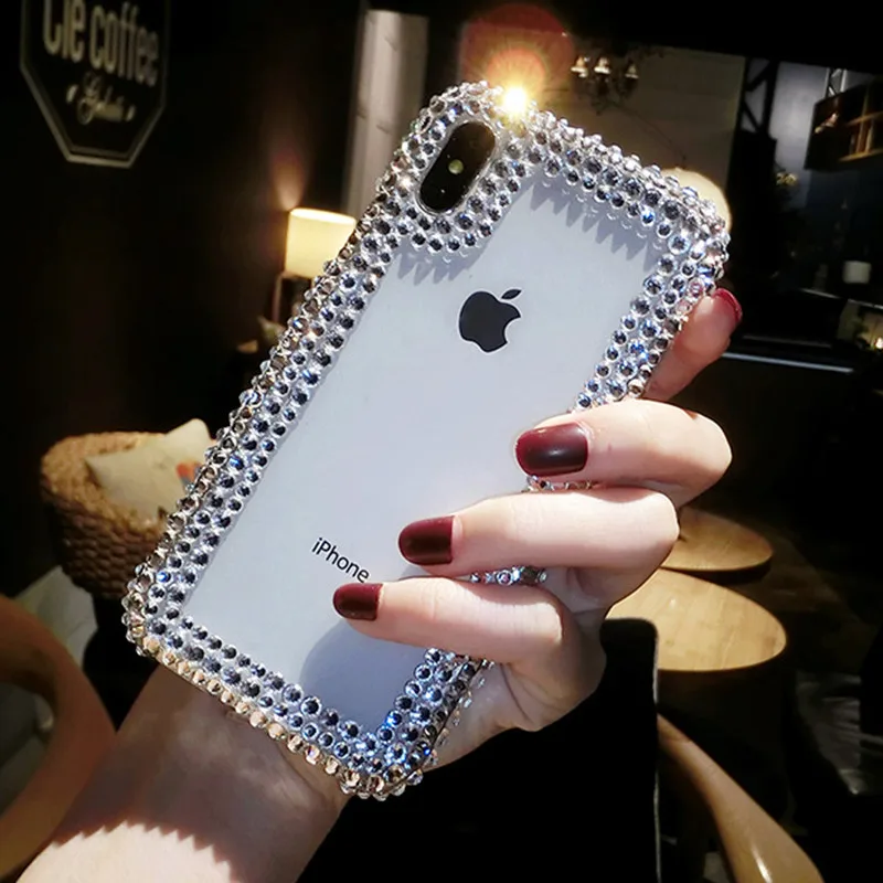Elegant Bling Diamond Rhinestone Phone Case, Clear s
