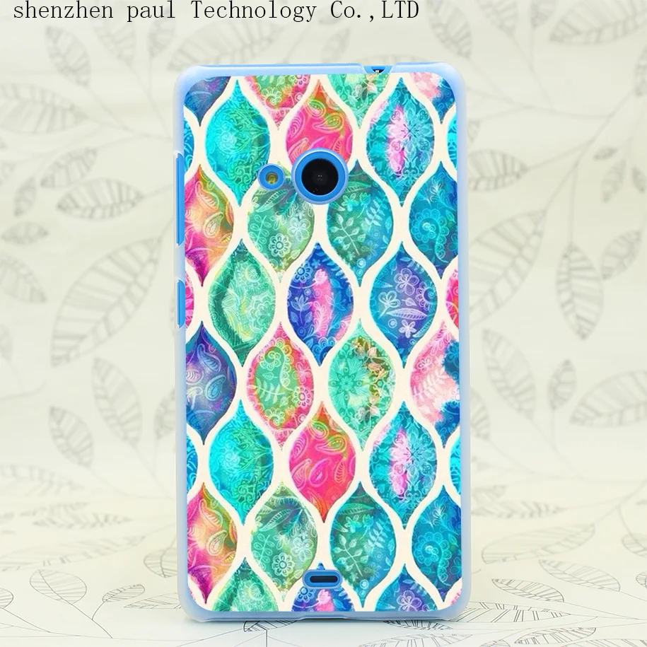 1758W font b Tartan b font Hard Transparent Case Cover for Microsoft Nokia Lumia 535 630