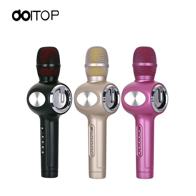 DOITOP E108 Microfone KTV Duet Singing Wireless Condenser Magic Karaoke