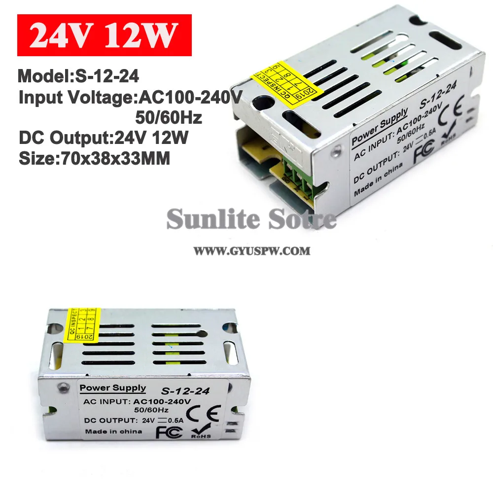 24V12W
