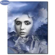 5D DIY Алмазная картина для женщин полный квадратный камень на заказ фото узор мозаика Алмазная вышивка Настенная Наклейка Decoracion home A125