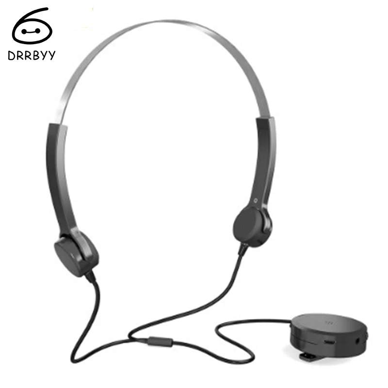 DRRBYY BDS663B 3.5mm Wired Bone Conduction Headphones Hearing Aid