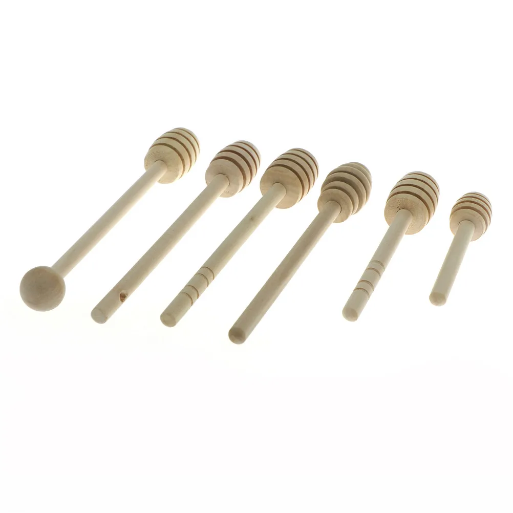 1 шт. медовая ложка для перемешивания палочка для медовой банки практичная длинная ручка деревянные принадлежности Кухонные инструменты