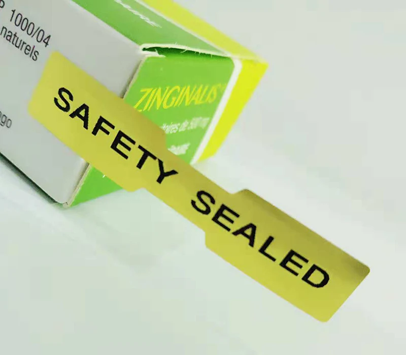 Warranty Void Stickers Tamper Proof Gold Labels Security Hologram Seals Size 8mm
