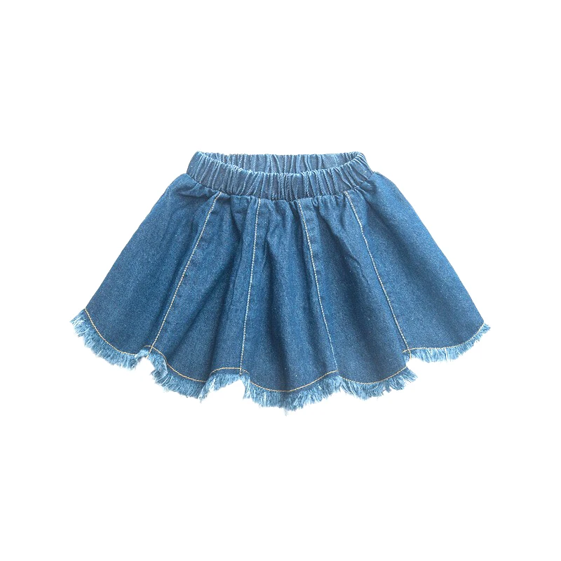

Summer Spring Girls Denim Skirts Children Kids Clothes Casual Toddler Girl Mini Party Jean Tutu Skirt Baby Clothing