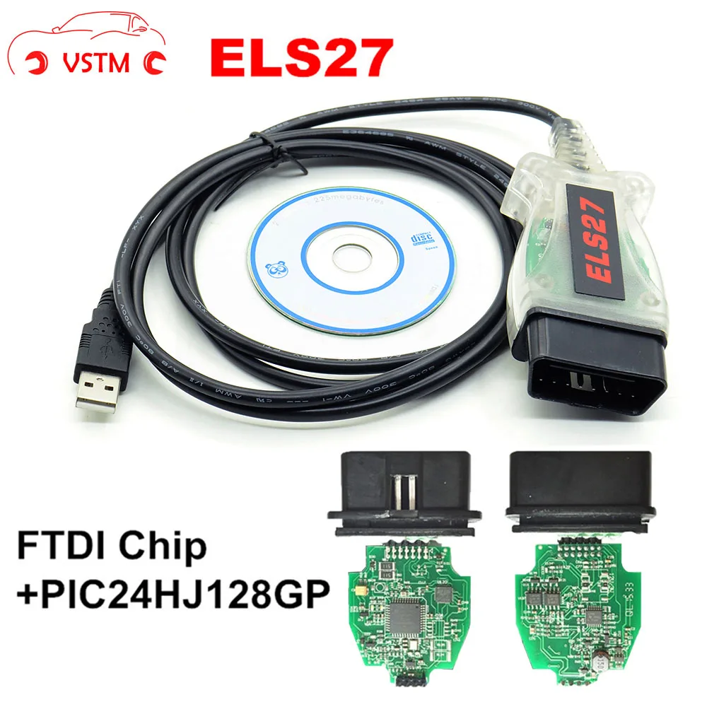 

VSTM Auto USB Cable ELS27 FORScan Scanner OBD2 Code Reader Diagnostic Cable For F-ord/M-azda/Lin-co-ln/Mer-cury ELS27+FTDI Chip
