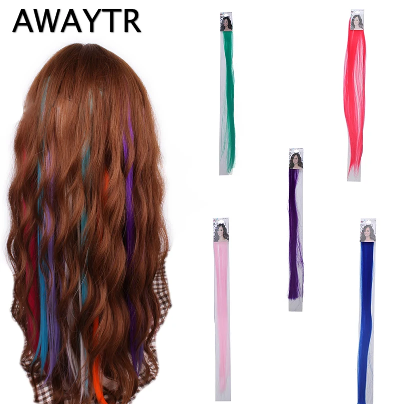 

AWAYTR New Fashion Wig Hair Clip for Women Colorful Seamless Hair Wig Headwear Hair Ornament Girls Hairpin Hair Accessories