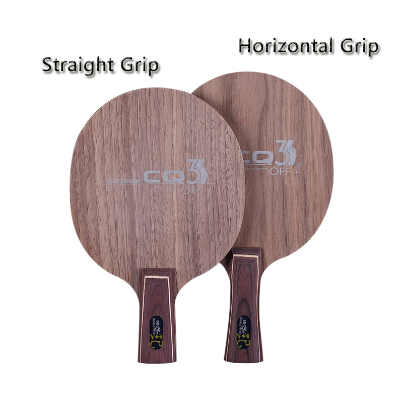 

CQ3 Professional Table Tennis Blade for Beginners 1 piece Horizontal Grip/Straight Grip double fish racket