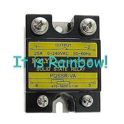 

Free Shipping SSR Solid State Relay Volt Resistance Regulator SSR-25VA 25A 0-240VAC