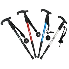 2 шт./лот Сверхлегкий палки для скандинавской ходьбы складная телескопическая трекинговые палки противоударной защитной плёнки палки для пешего туризма туристическое снаряжение 1 пара