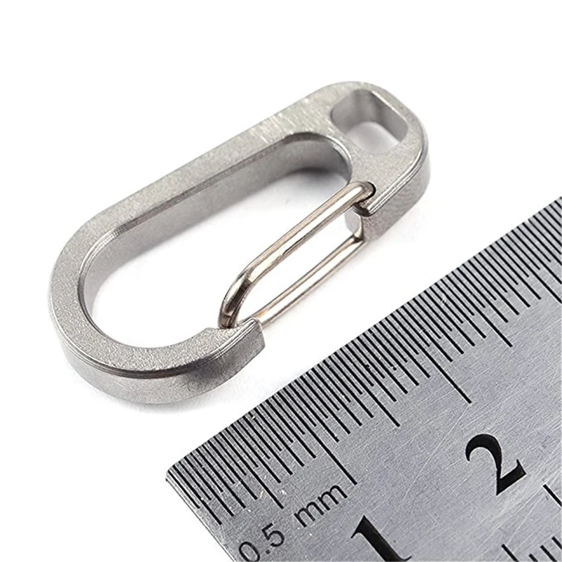 3 Portachiavi A Stella In Acciaio Inox Con Moschettone – Gancio Portachiavi A Forma Di Stella, Portafoglio, Accessori Da Borsa - 6