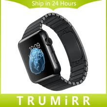 22 мм 24 мм Браслет Из Нержавеющей Стали Ссылка для iWatch Apple Watch 38 мм 42 мм Смотреть Band Ремешок С Бабочкой Пряжки 1:1 как оригинал
