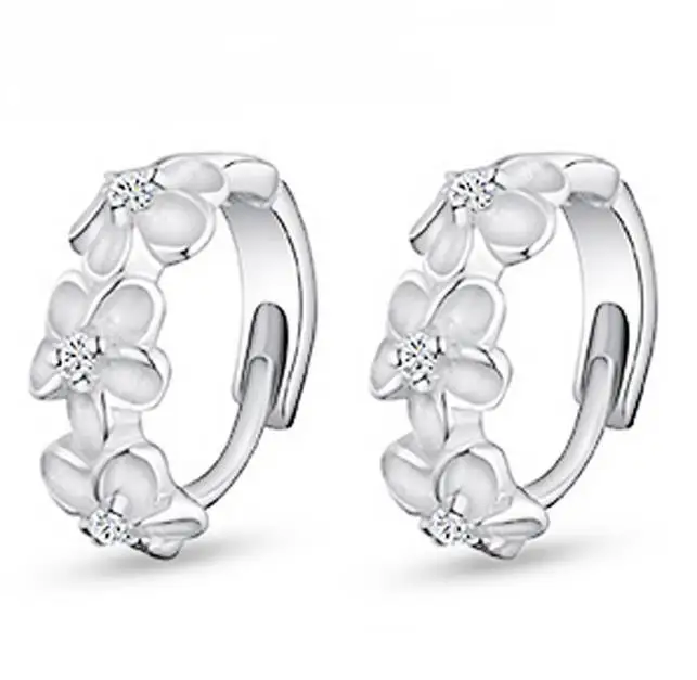 Серьги гвоздики из серебра 925 пробы с фианитом|stud earrings|earrings fashionearrings wholesale |