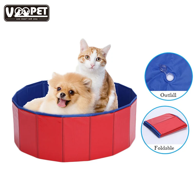 Portable Pet Bathtub For Large Pet Products PVC Foldable Swimming Pool