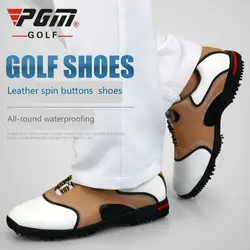 Обувь для гольфа мужская обувь из воловьей кожи шкура крупного рогатого скота PGM бренд auto-rotated шнурки