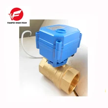 ROHS AC85-265V CR03 CR04 DN8 DN10 DN15 DN20 DN25 CWX-15N 2.0nm 5S латунный NPT BSP с уменьшенным отверстием Женский-Женский моторизированный водяной клапан