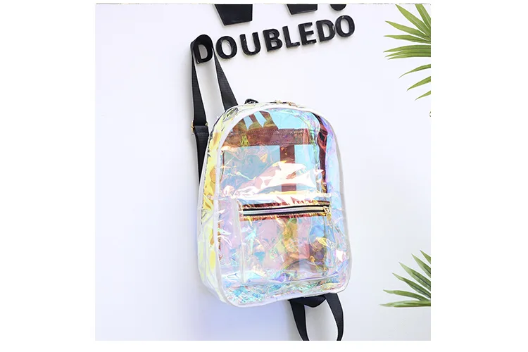 SUUTOOP 2018 Для женщин Голограмма Рюкзак лазерные рюкзаки из искусственной кожи для девочек-подростков пакет школьной сумки женские сумки с