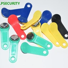 LPSECURITY 100 шт./лот DS1990A-F5 TM карта iButtonTag немагнитная с настенным держателем(не записывается