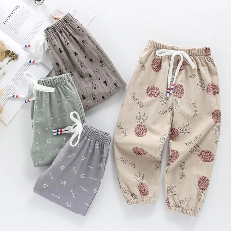 

DZIECKO Baby Girl Clothes Christmas Kids Harem Pants Bottoming 100%Cotton Trousers Elastic Waist Baby Pants Children Clothing