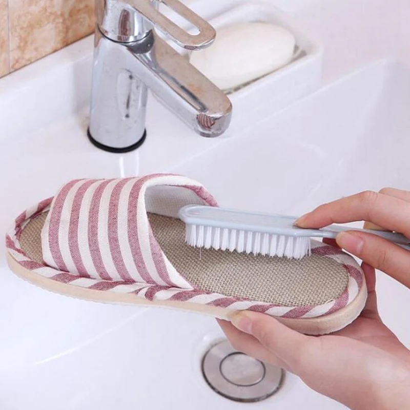 

Small Plastic Brush Simple Soft Coat Laundry Cleaner Brushes Washing Toilet Pot Dishes Home Household Cleaning Tools