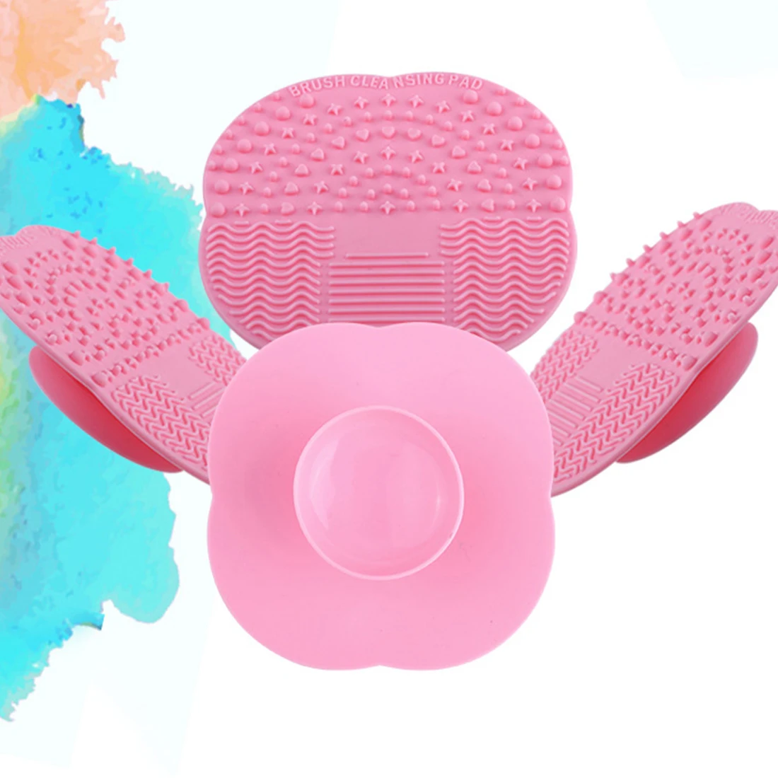 

1 PC 8Colors Silicone Make Up Washing Brush Gel Cleaner Scrubber Tool Cleaning Cosmetic Foundation Makeup Cleaning Mat Pad Tool
