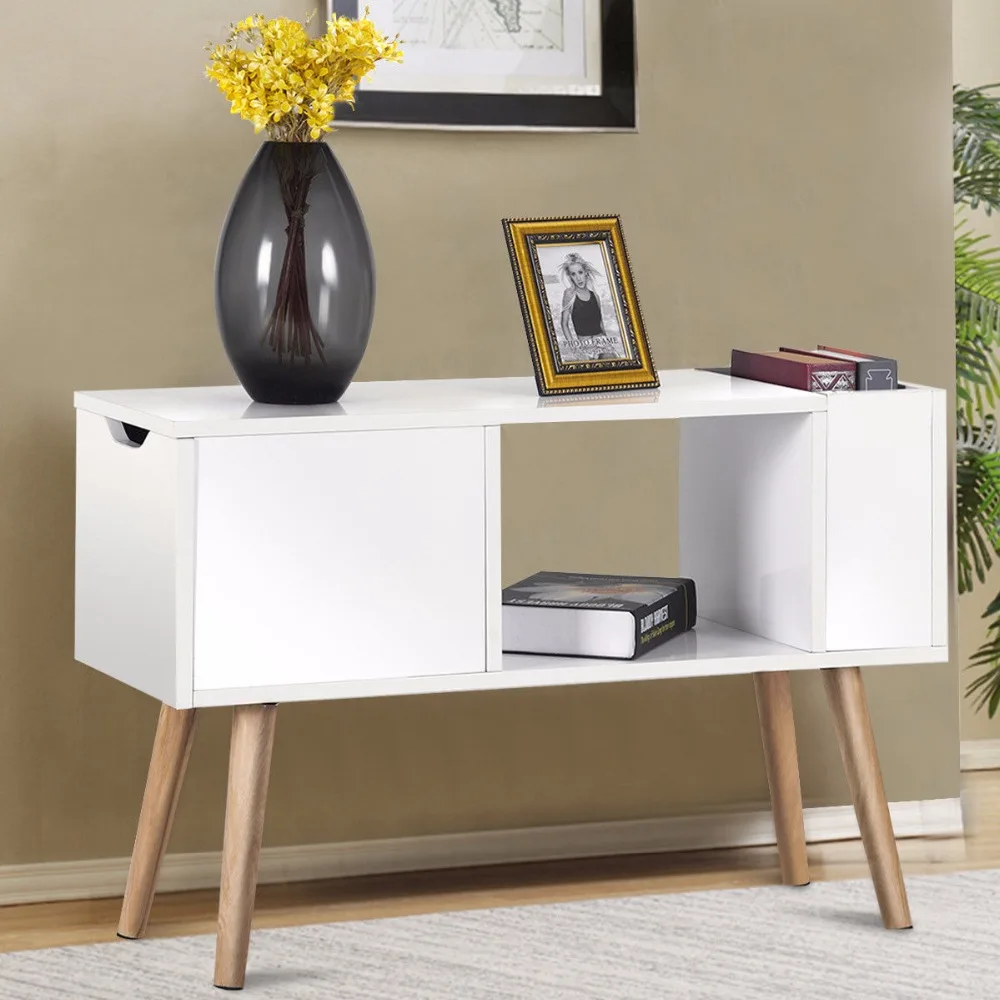Giantex Modern Side Table End Table for Bedroom Living Room Sitting Room Drawer White Living Room Furniture HW57465 Giantex Modern Side Table End Table for Bedroom Living Room Sitting Room Drawer White Living Room Furniture HW57465