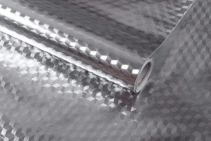 1 шт. Алюминий Фольга Бумага самоклеящаяся к высоким температурам маслостойкой