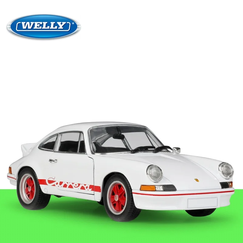 1:24 Welly Porsche 911 Carrera RS модель автомобиля с литьем под давлением | Игрушки и хобби