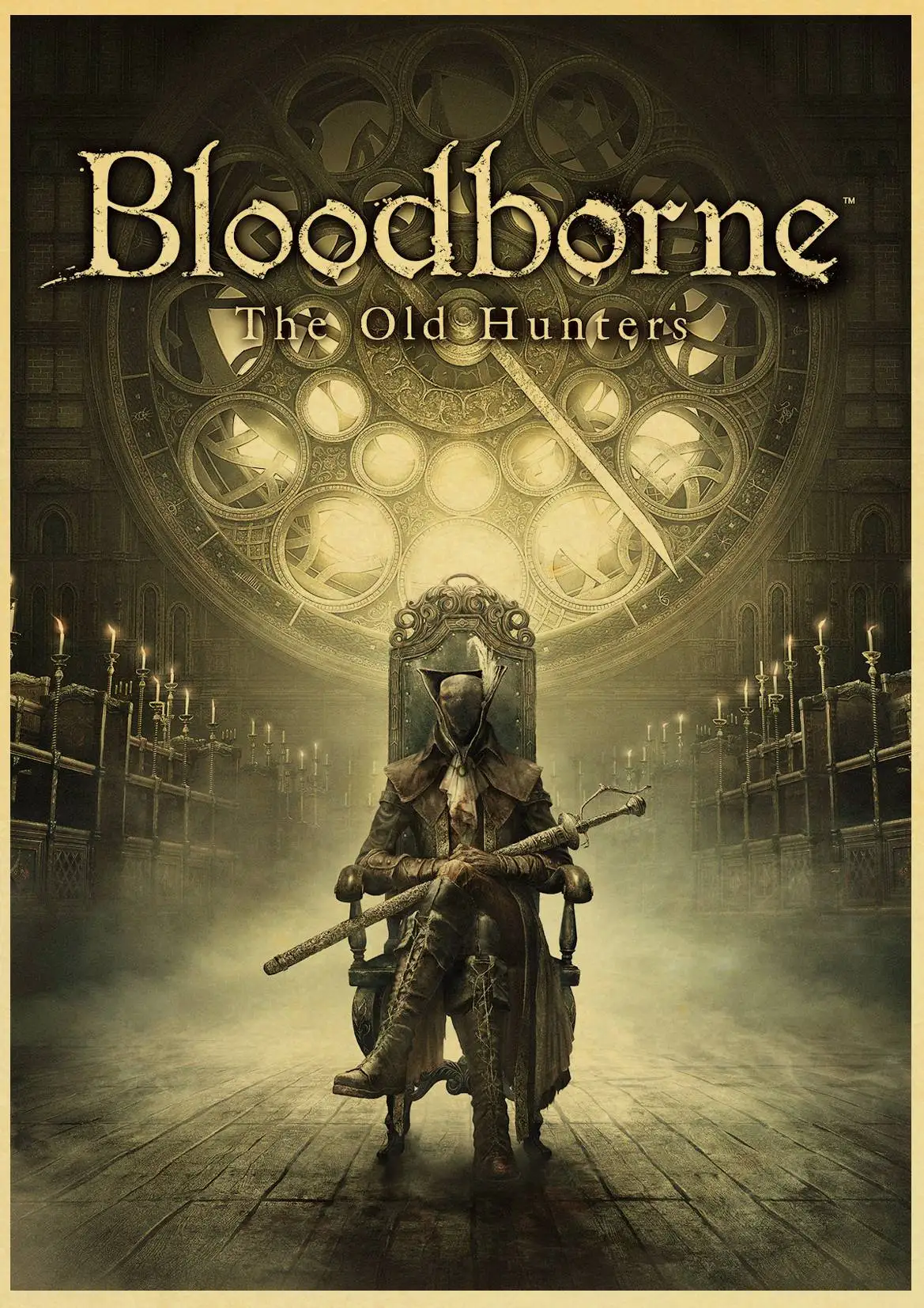 Игра Bloodborne плакат печать на крафтовой бумаге Ретро стиль домашний декор настенная живопись Настенная Наклейка